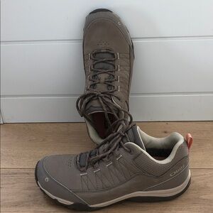 Oboz Ousel Women’s 10 Cinder Stone Low Hiking Shoes